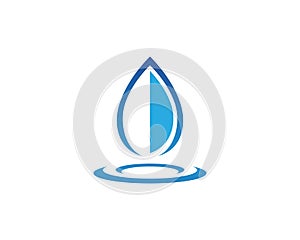 water drop Logo Template vector illustration design