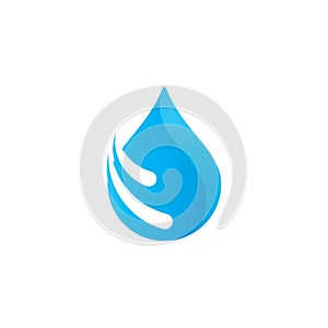 water drop Logo Template vector water icon design