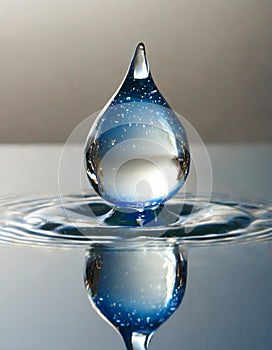 Water drop, macro photo