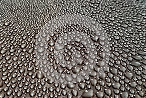 Water drop macro Photography side lighting texture regular pattern symmetry repetition rythem photo