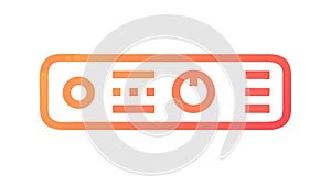 Water Drop Outline Icon, Hydration Purity Liquid Vector, vector design Generative AI