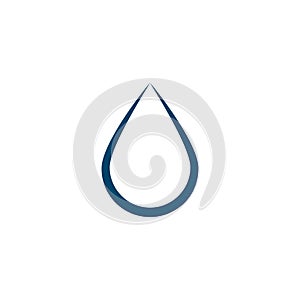 water drop, plumbing logo Ideas. Inspiration logo design. Template Vector Illustration. Isolated On White Background