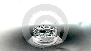 Water drop and spalsh