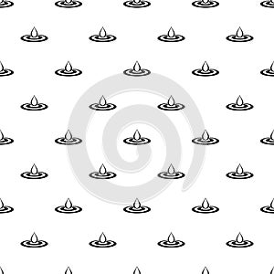 Water drop and spill pattern vector