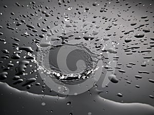 Water drop splash