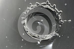 Water drop splash