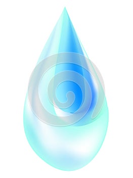 Water drop vector icon symbol illustration