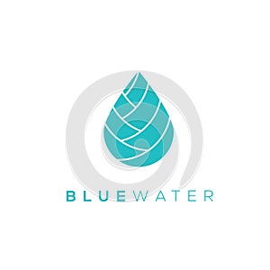 Water drop vector logo. Water drop icon. Water drop illustration