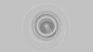 water drop wave formation animation. Top view of water dropping with circle waves