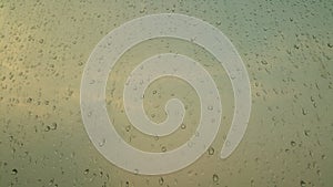 Water drop on window