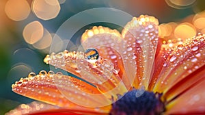 A water droplet delicately photo