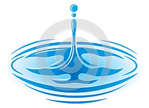 Water Droplet Logo