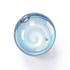 Water Droplet Sphere. Generative ai