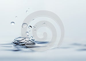 Water droplets photo