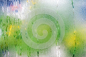 Water droplets condensation background