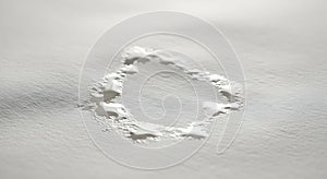 Water Droplets Forming a Puddle on a Textured Surface