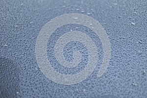 Water Droplets on a metal Surface