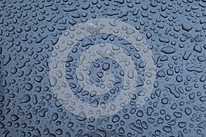 Water Droplets on a metal Surface