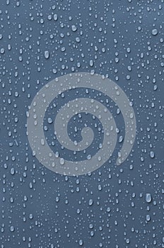 Water Droplets on Metallic Surface