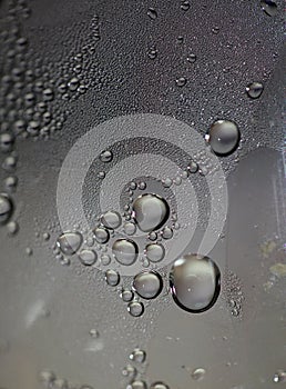 Water droplets in plastic bottle macro background high quality prints