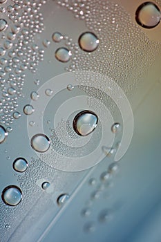 Water droplets in plastic bottle macro background high quality prints