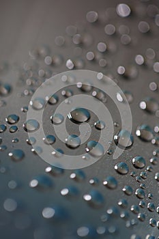 Water droplets in plastic bottle macro background high quality prints