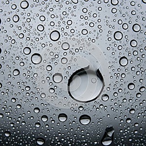 A gray background creating a pattern that emphasizes reflections and