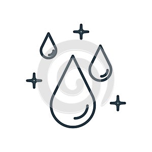Water droplets. Vector illustration decorative design
