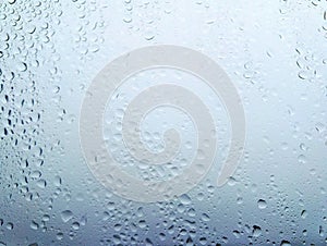 Water droplets window