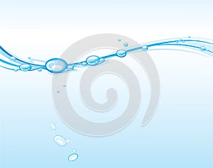 Water drops background