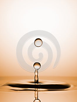 Water Drops Captured before Collision