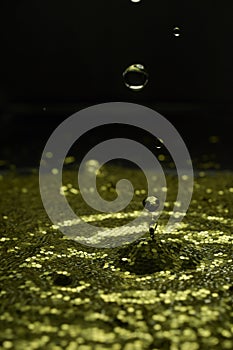 Water Falling Dripplets 022