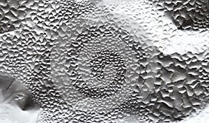 Water Drops On Foil Grey White Background, Texture colorful water drop. Abstract detail of moisture condensation problems, hot