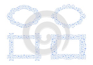 Water drops frames - cdr format