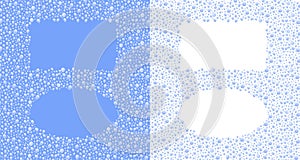 Water drops frames - cdr format