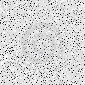 Water drops on a glass. Many small black dashes on a gray background. Abstract minimalist background with diagonal lines