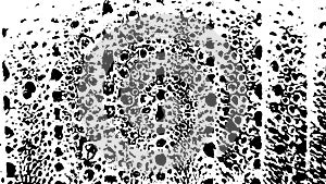 Water Drops Grunge Pattern. Black White Condensate Texture