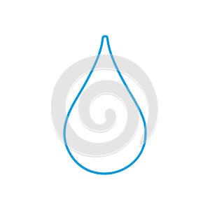 Water drops icon vector. Water illustration sign. Spray symbol. Ocean logo. Sea mark.