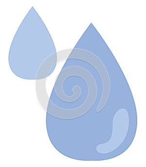 Water drops, icon
