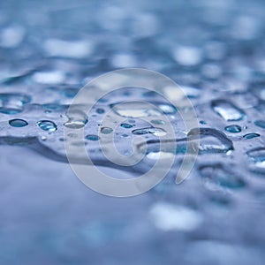 Water drops, macroperspective