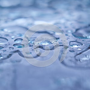 Water drops, macroperspective