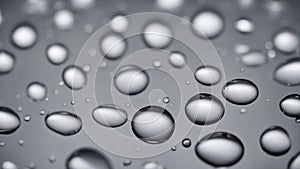 water drops on metal surface _A realistic water drops pattern, showing the variation and the randomness of water.