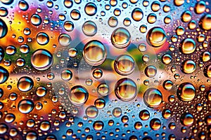 Water Drops on Mirror