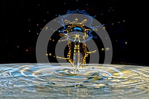 Water drops sculpture