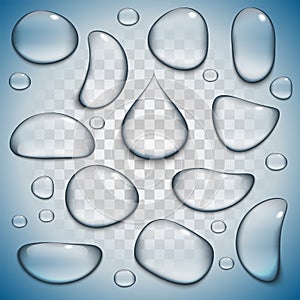 Water Drops set illustration