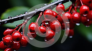 Water Drops On Tree Branches Wallpaper