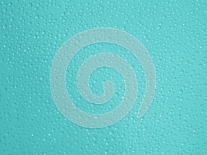 Water drops turquoise background - Stock Photos