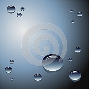 Water drops - Vector illustration