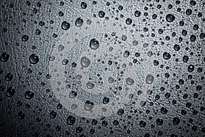 Water drops an white background