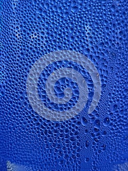 water drrops on a bottle background frozen cold